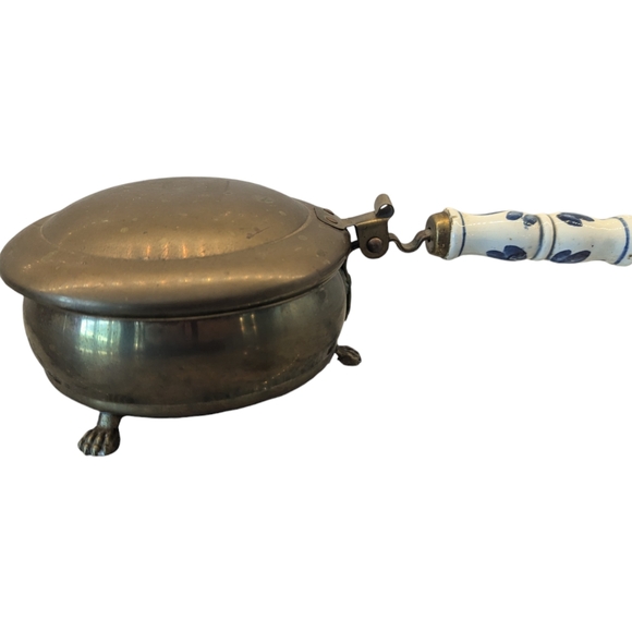 Other - Vintage/Antique Brass footed Crumb Catcher/Silent Butler